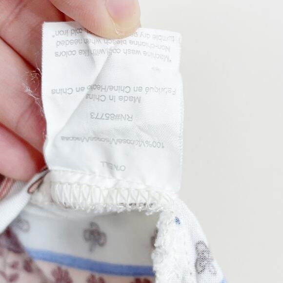 O'Neill XS Boho Printed Camisole Tank Top White - Picture 8 of 8